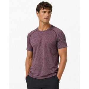 Lululemon Metal Vent Tech Short Sleeve Shirt Maroon Large